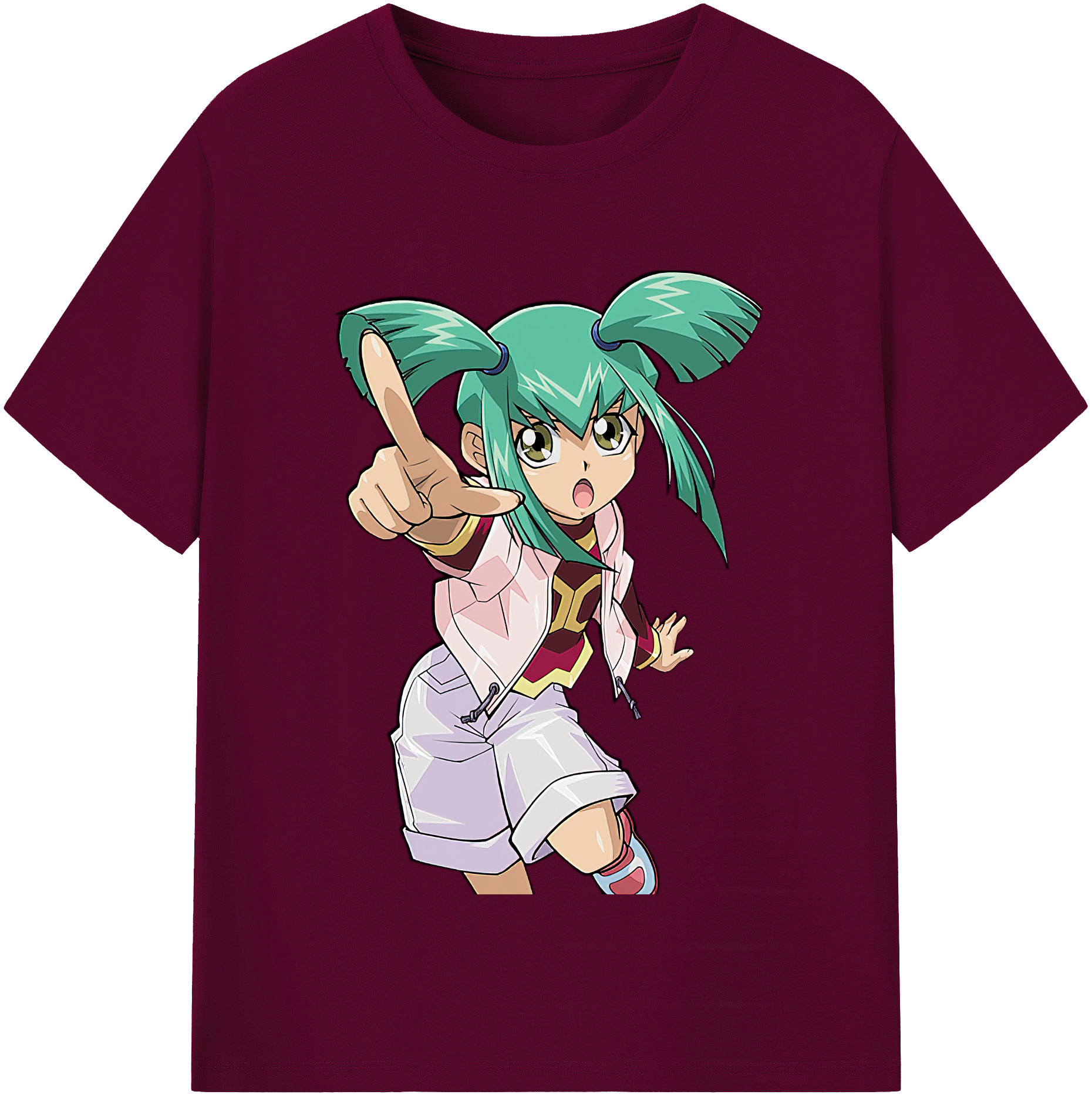 （画像用） 遊☆戯☆王 Yu-Gi-Oh! レディースカジュアルプリントTシャツ（綿100％）